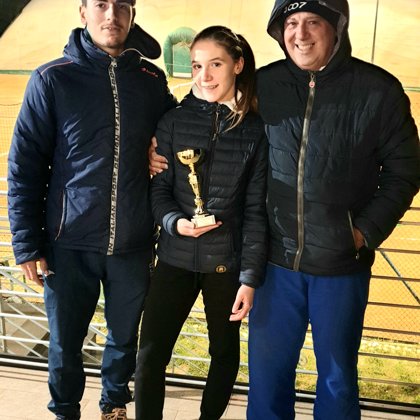 Finale Torneo U14F TC Carmignano 26 Marzo 2019 2/a Classificata con i Maestri