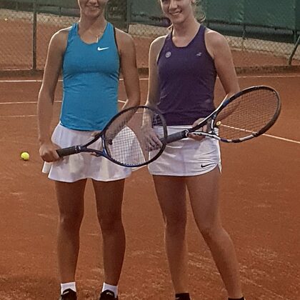 Elisabetta Guglielmi e Valentina Melissa Merku ai Campionati Toscani Doppio U14F 2020