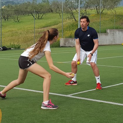 Con il Preparatore Atletico Marco Salerno